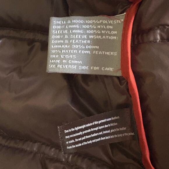 Michael Kors Men’s Rust Orange Puffer Jacket M - Picture 12 of 12